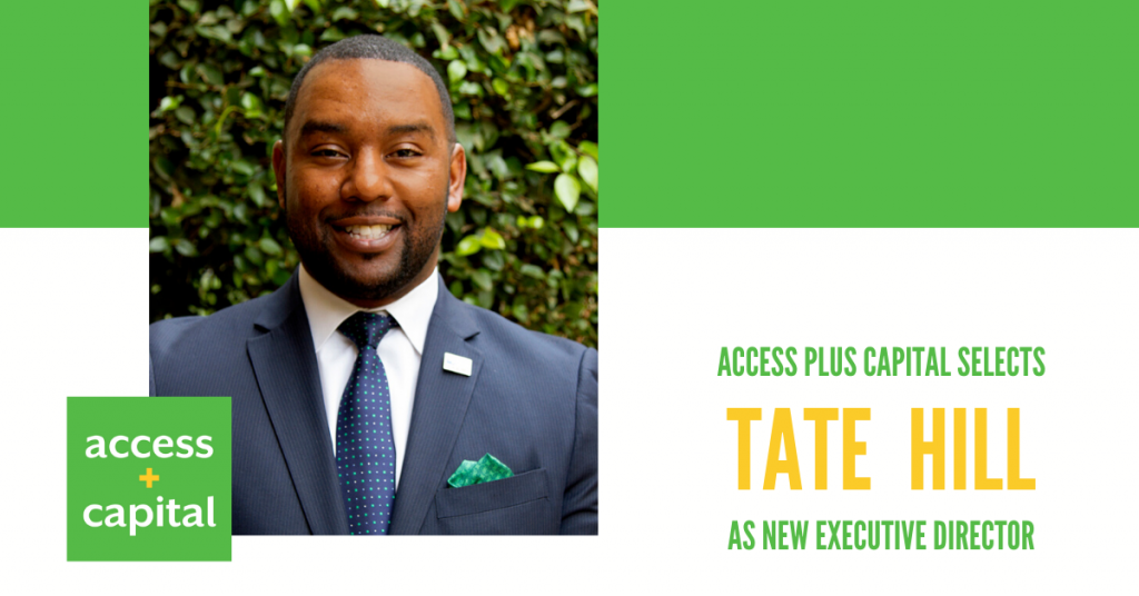 access plus capital selects tate hill as new executive director